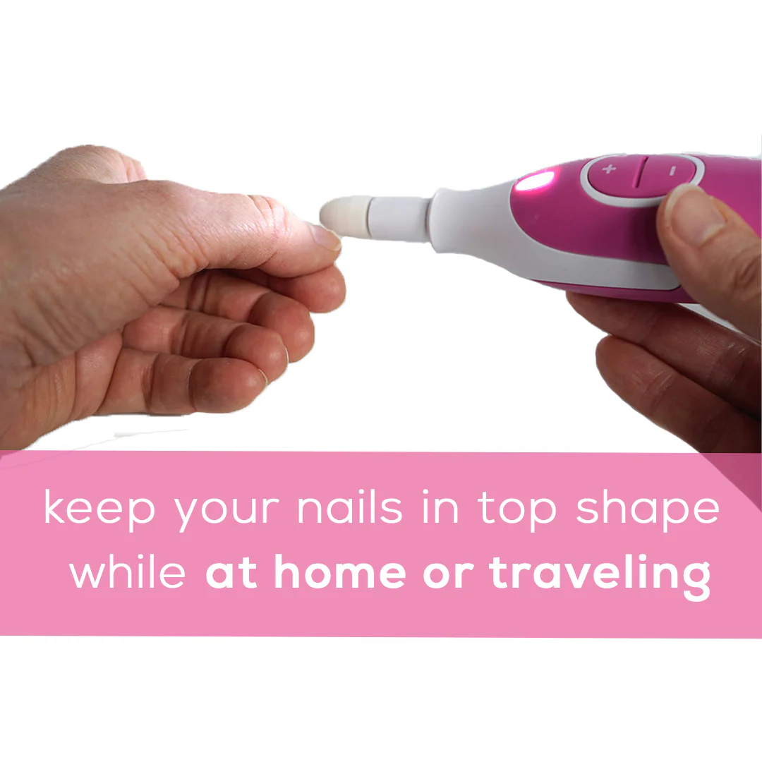 Compact Manicure & Pedicure Set | Portable Electric Nail Care Tool - Image 4