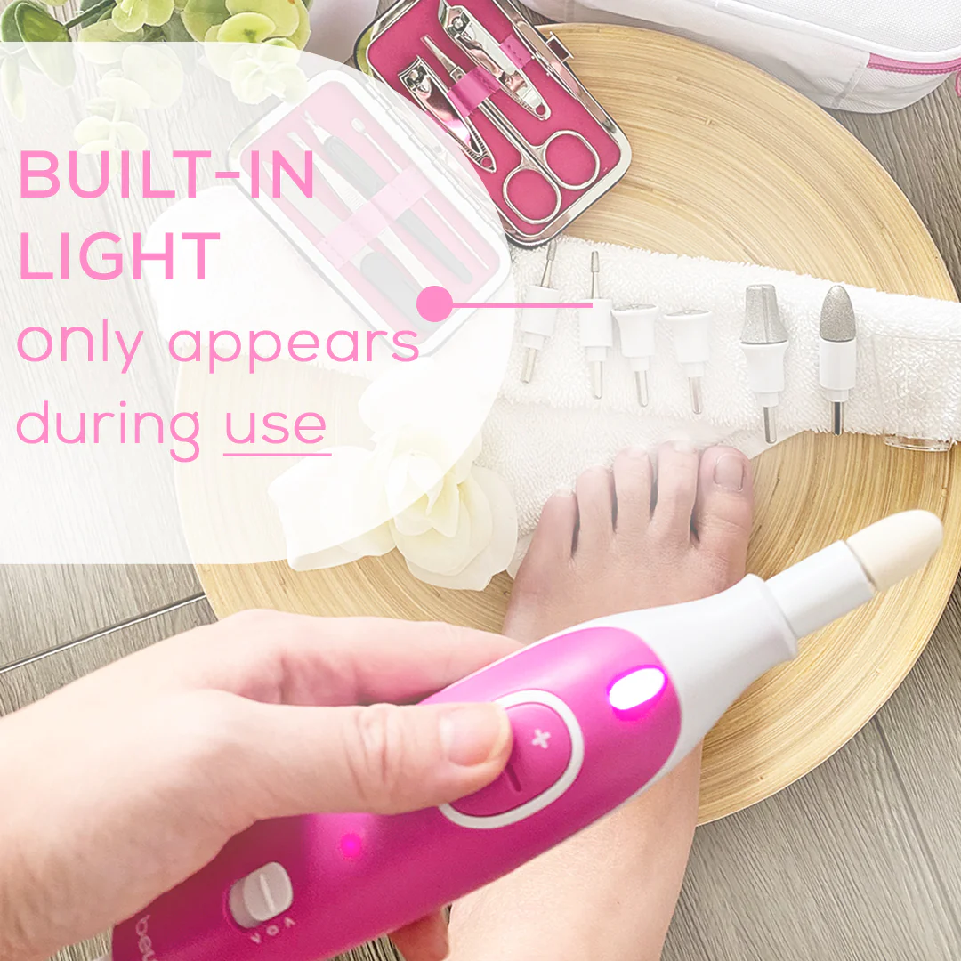 Compact Manicure & Pedicure Set | Portable Electric Nail Care Tool - Image 6