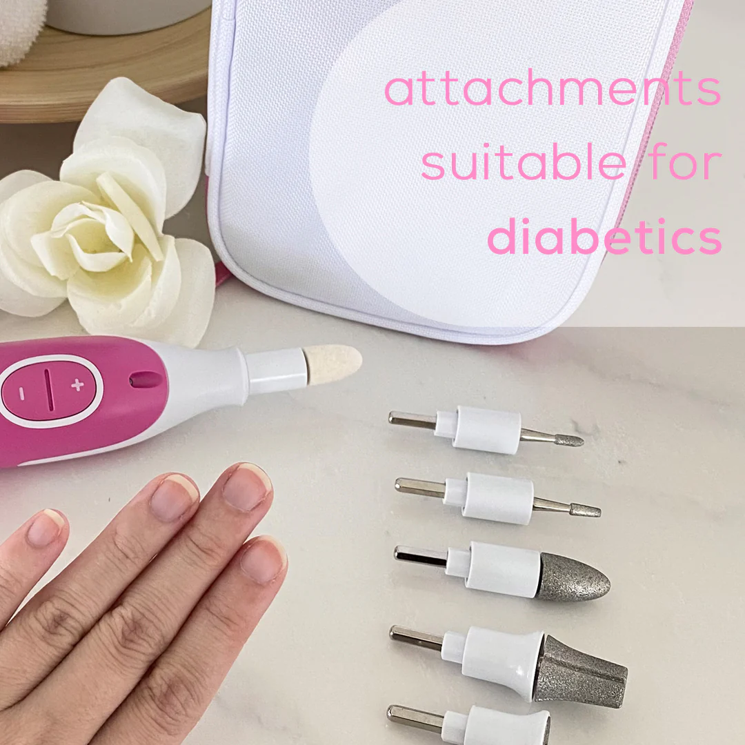 Compact Manicure & Pedicure Set | Portable Electric Nail Care Tool - Image 8