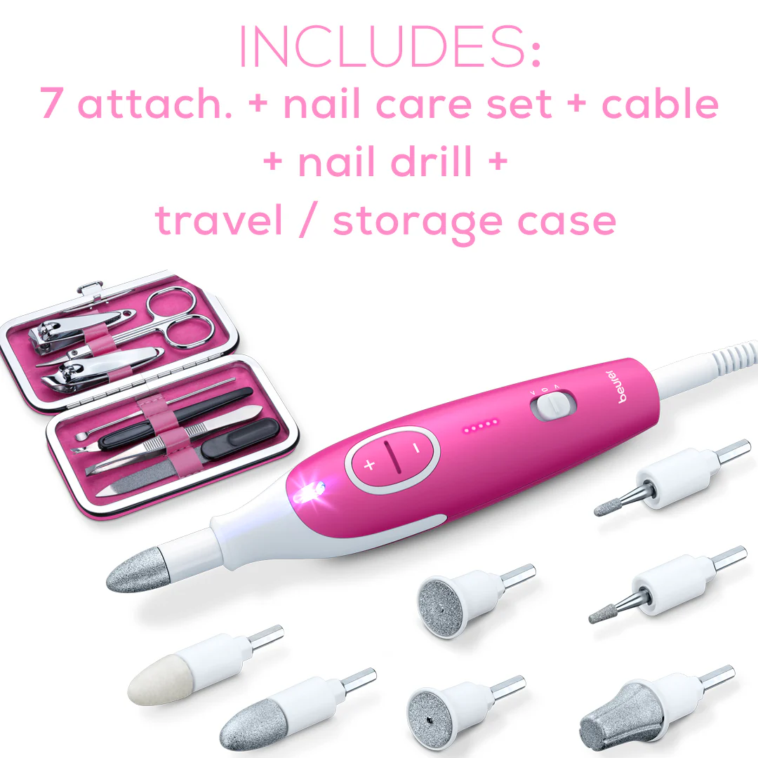 Compact Manicure & Pedicure Set | Portable Electric Nail Care Tool - Image 9