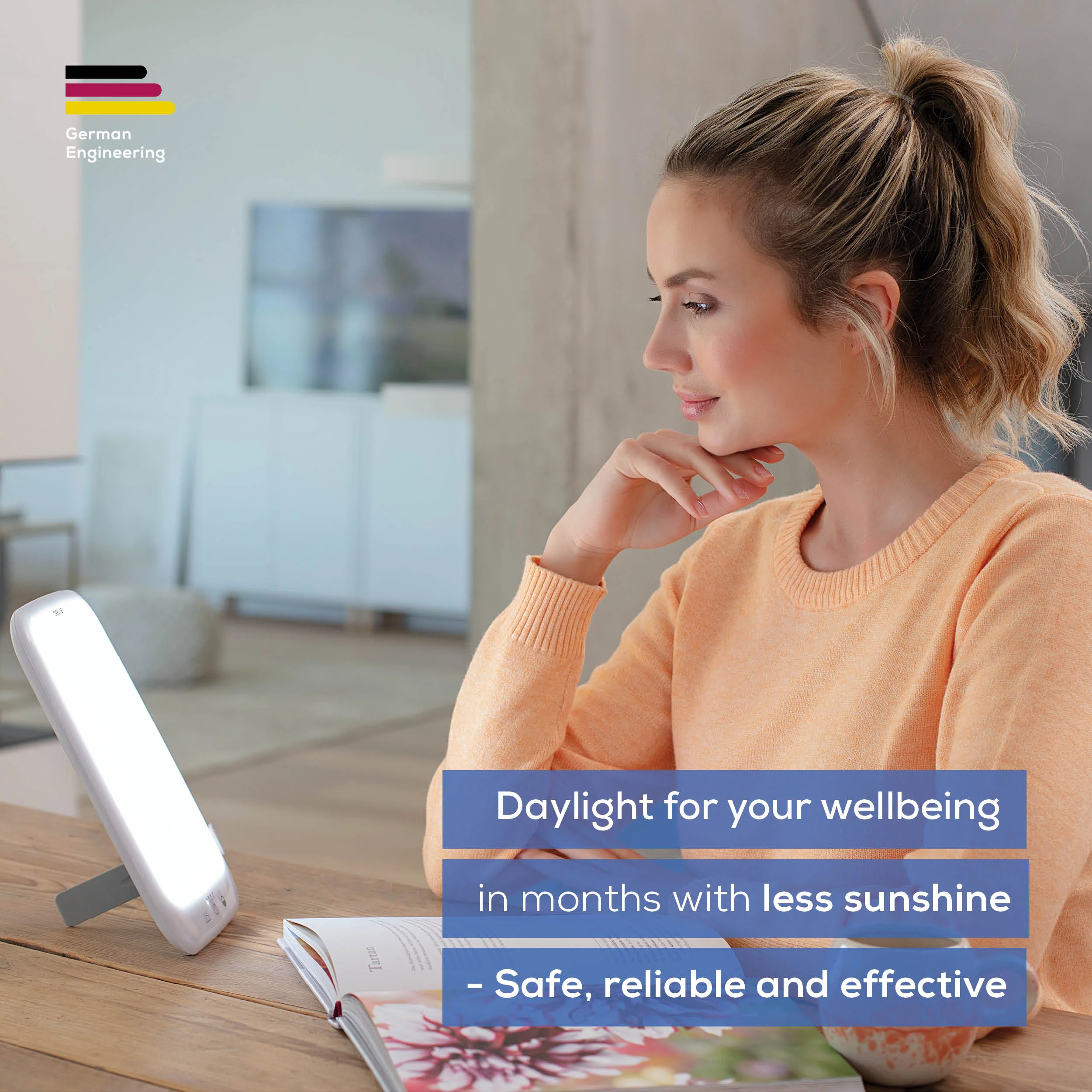 Daylight Therapy Lamp | Bright Light for Mood Enhancement & Energy Boost - Image 3