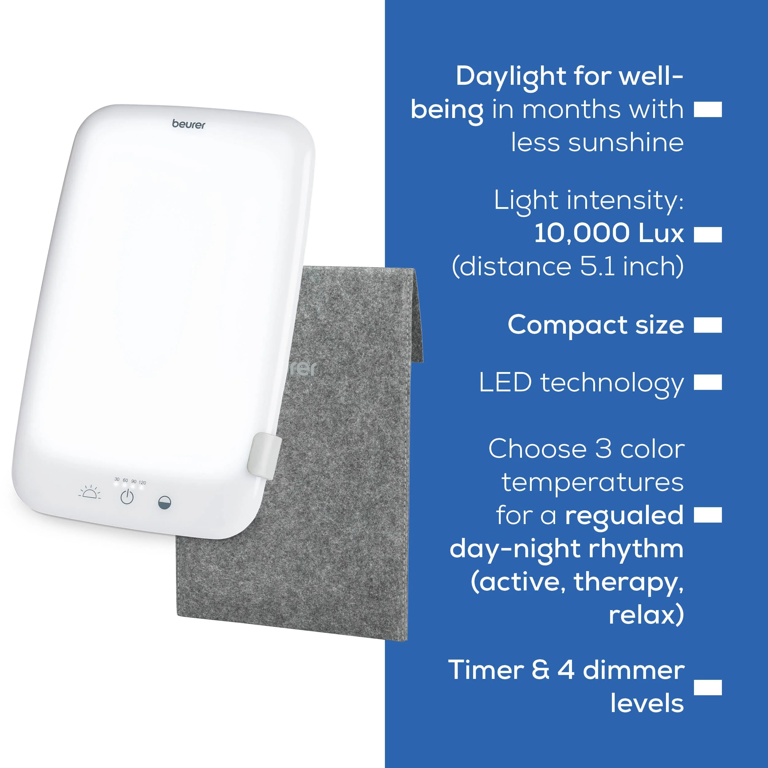Daylight Therapy Lamp | Bright Light for Mood Enhancement & Energy Boost - Image 7
